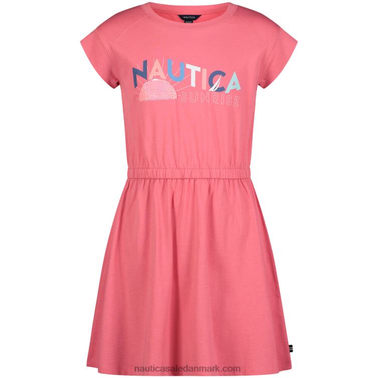 solnedgangskjole til små piger (4-6x) hindbær Nautica PZ4T1519