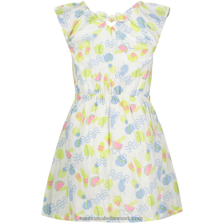 stranddagskjole til små piger (2t-4t) antik hvidvask Nautica PZ4T1528