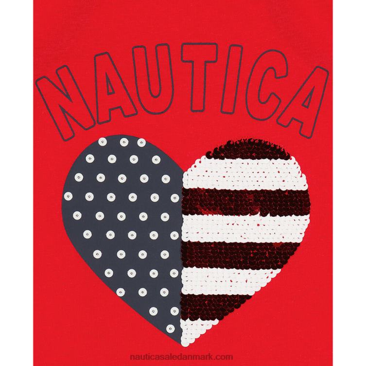 hjertetank med pailletter til små piger (2t-4t) bleg orkidé Nautica PZ4T1556