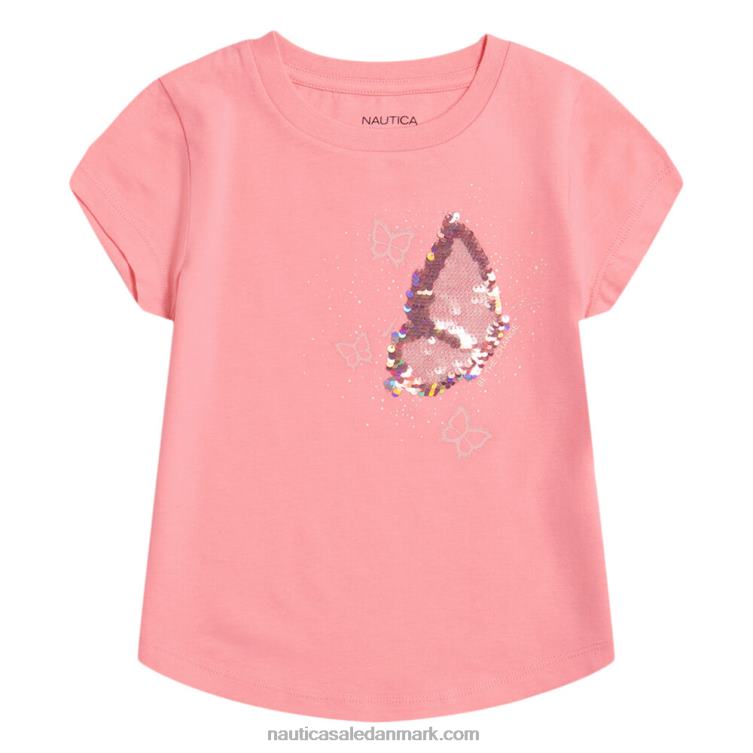 småbørnspigers be the change t-shirt (2t-4t) leis pink Nautica PZ4T1370