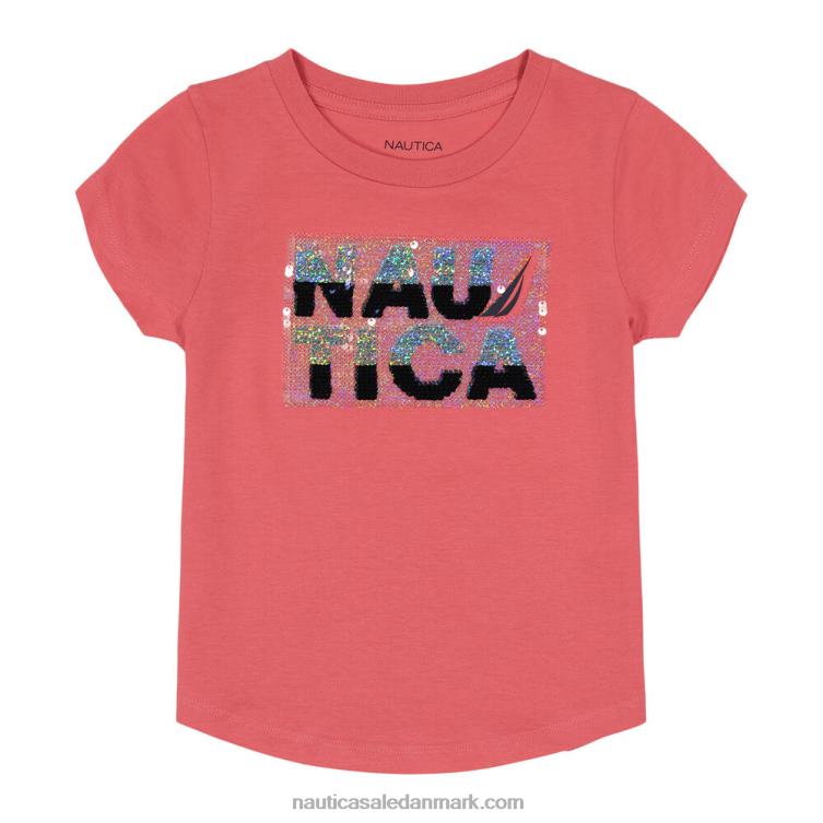 småbørnspigers magiske pailletter-t-shirt (2t-4t) hindbær Nautica PZ4T1430