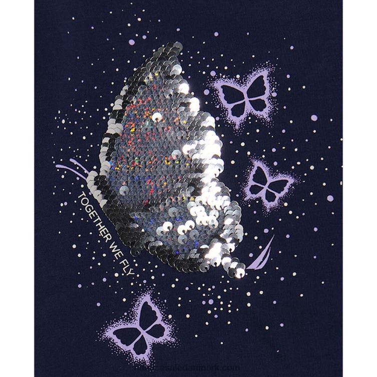 småbørnspigers sammen flyver t-shirt (2t-4t) flåde Nautica PZ4T1447