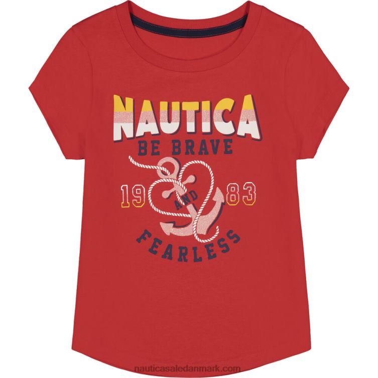 småbørnspigers være modige grafiske t-shirt (2t-4t) riviera pink Nautica PZ4T1455