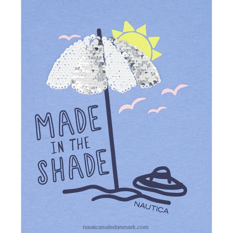 små piger lavet i skyggen t-shirt (4-6x) stjerneklar blå Nautica PZ4T1489