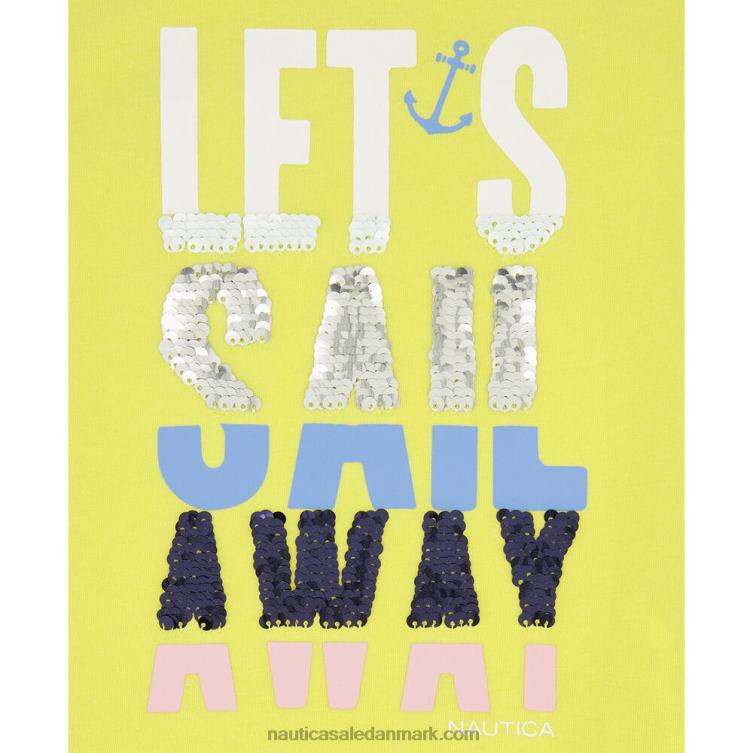 små piges sejl væk t-shirt (4-6x) oro Nautica PZ4T1527