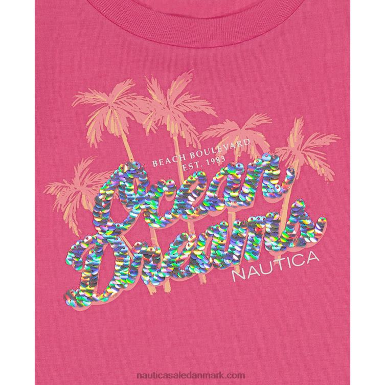 t-shirt med havdrømme til små piger (4-7) lilla lyng Nautica PZ4T1532