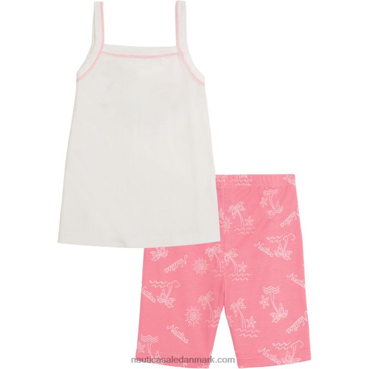 tunika til småbørn piger 2 stk cykelkort sæt (2t-4t) gul Nautica PZ4T1502