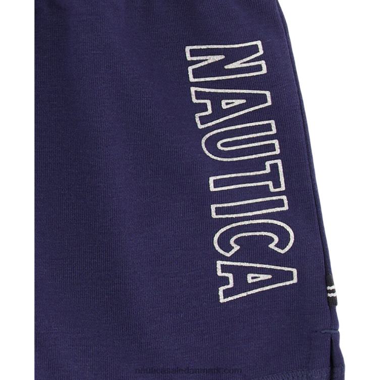 lille piges pull-on short (4-6x) flåde Nautica PZ4T1504