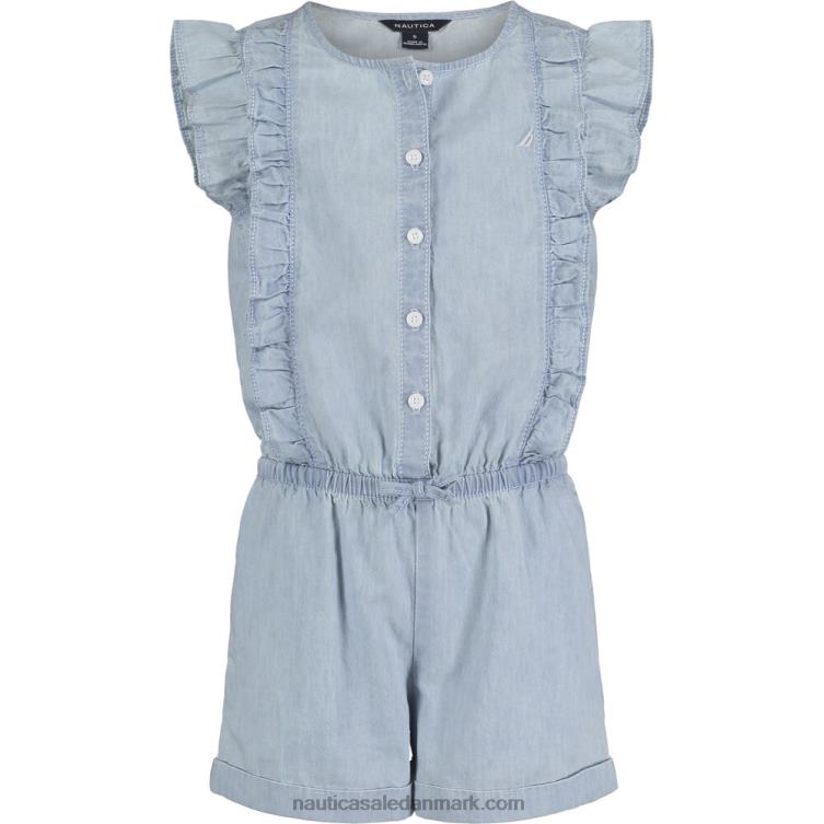 små piger flæse letvægts denim bukser (4-6x) isblå Nautica PZ4T1367