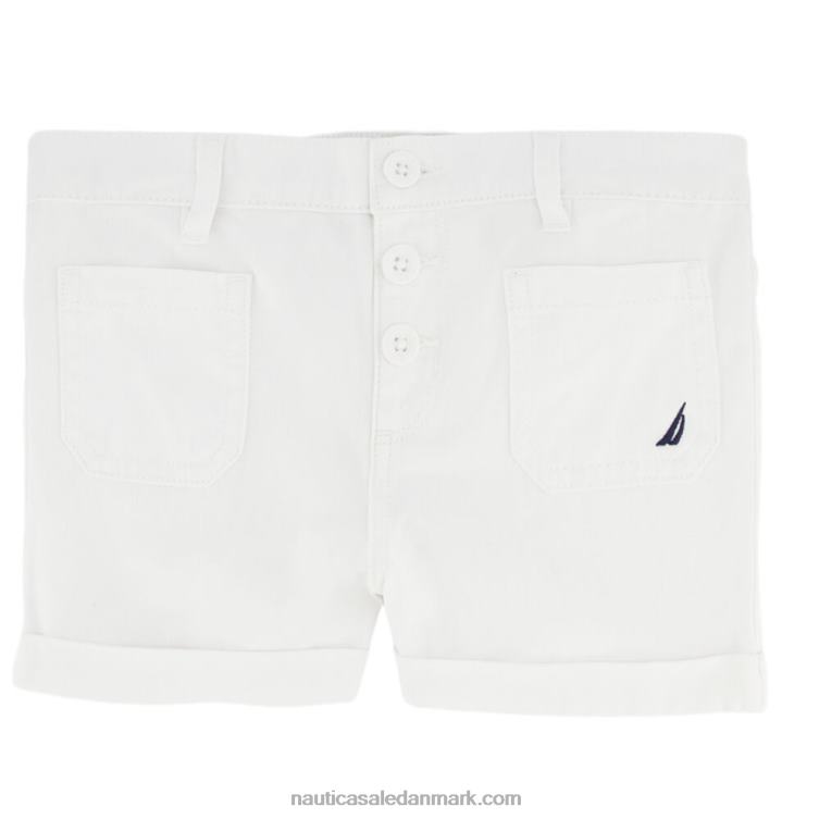 små piger med manchet pull-on short (4-6x) antik hvidvask Nautica PZ4T1334