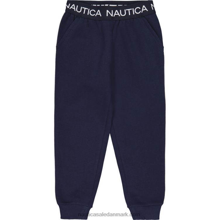 fleecejogger med sidestriber til piger (7-16) flåde Nautica PZ4T1349